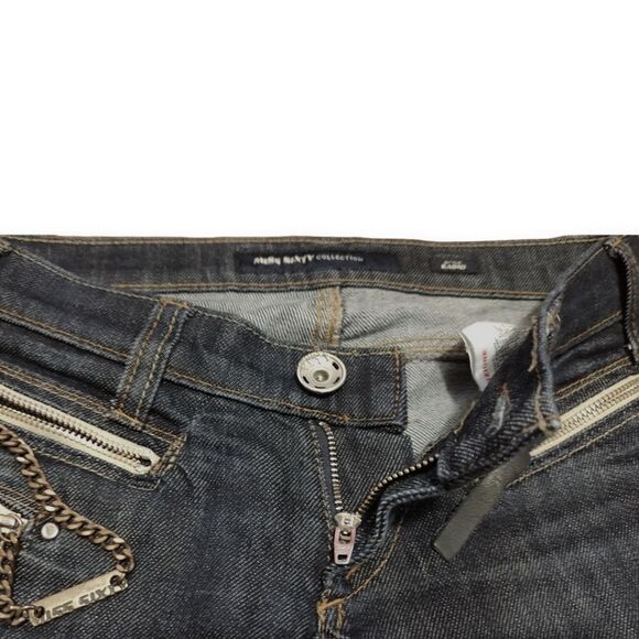 Miss Sixty Vintage Zip Style Radio Dark Wash Slim Fit Denims US 24 - Picture 9 of 16